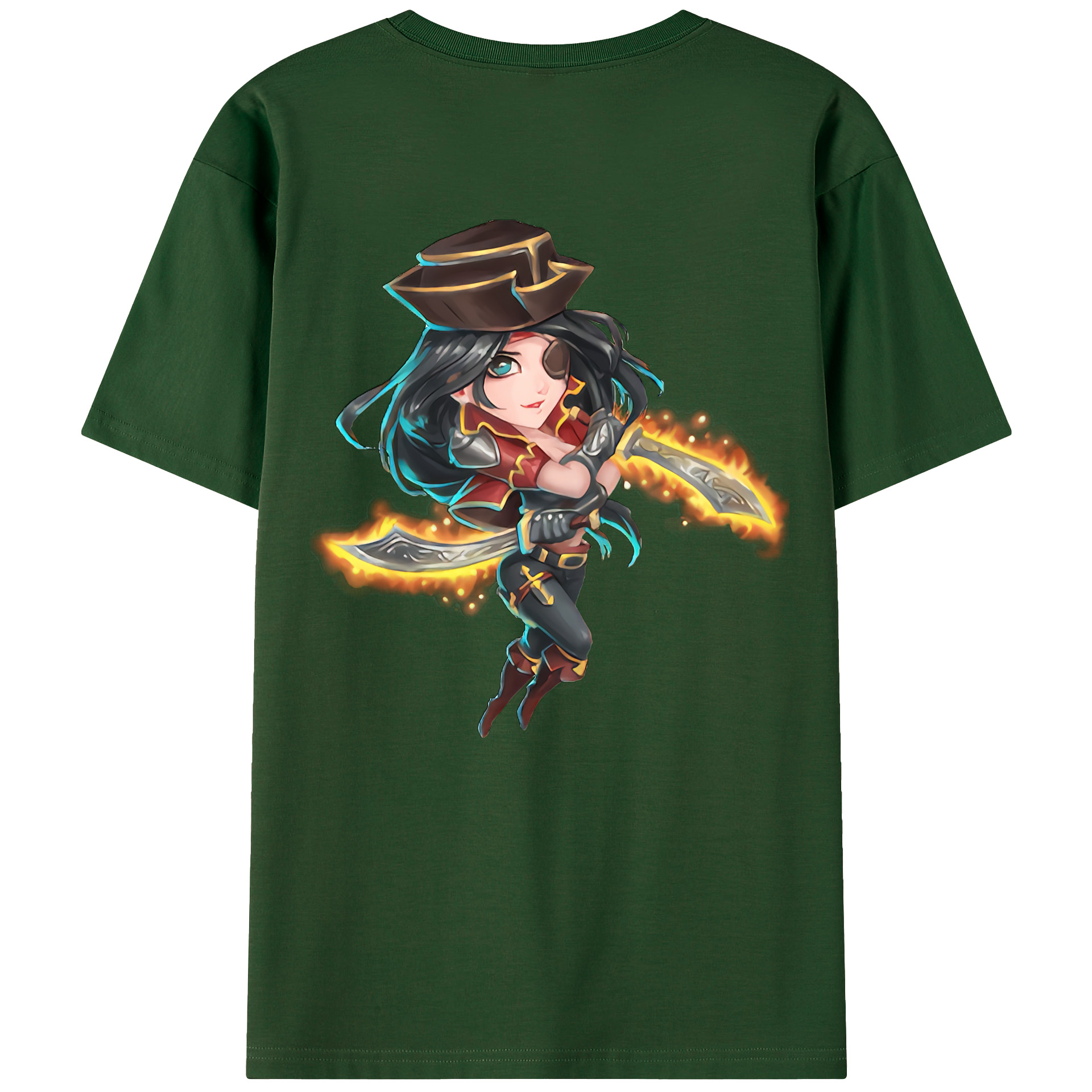 リーグ・オブ・レジェンド League of Legends LOL 綿100％半袖Tシャツ（背面プリント）